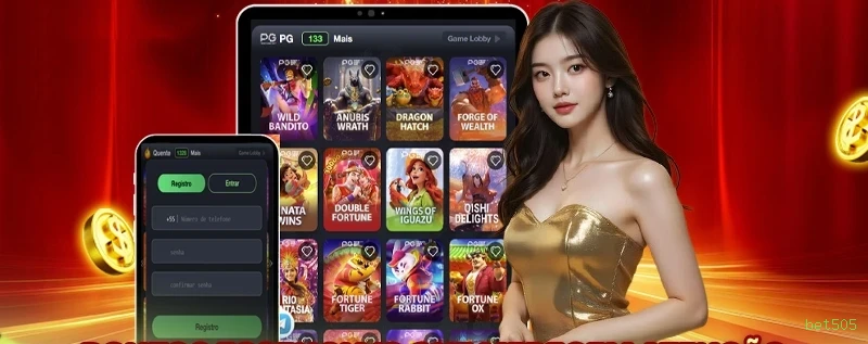 Slots online da bet505 com jackpots progressivos